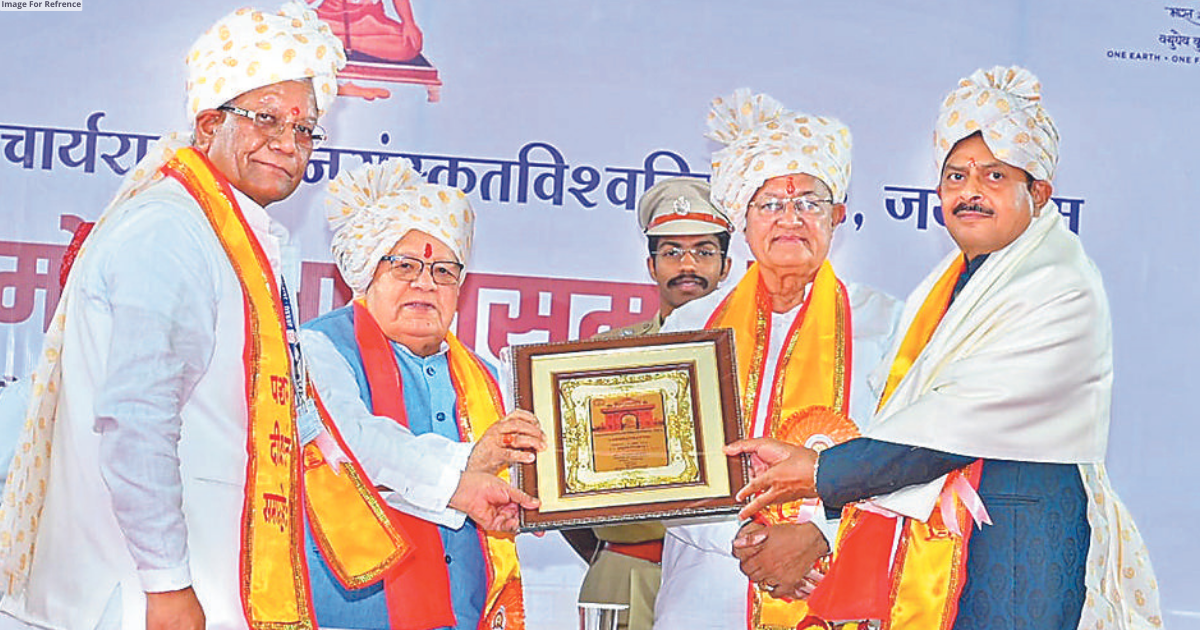 Four awarded honorary doctorate by Guv Mishra